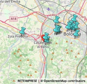 Mappa Via Camillo Cavour, 40033 Casalecchio di Reno BO, Italia (3.79154)