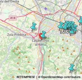 Mappa Via Camillo Cavour, 40033 Casalecchio di Reno BO, Italia (5.50714)