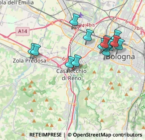 Mappa Via Camillo Cavour, 40033 Casalecchio di Reno BO, Italia (3.66571)