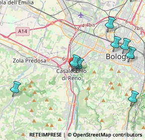 Mappa Via Camillo Cavour, 40033 Casalecchio di Reno BO, Italia (5.08818)