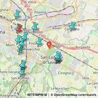 Mappa Viale Roberto Vighi, 40139 Bologna BO, Italia (2.47167)
