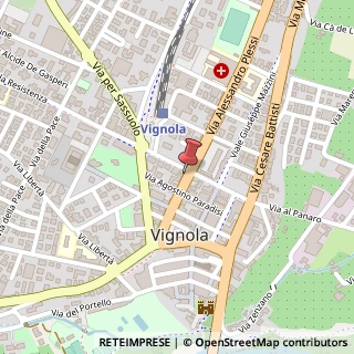 Mappa Via Alessandro Plessi, 4, 41058 Vignola, Modena (Emilia Romagna)