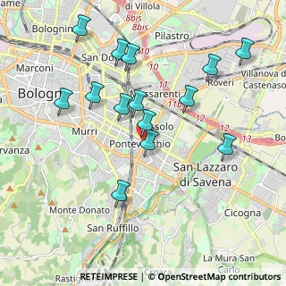 Mappa Via Giacosa, 40139 Bologna BO, Italia (1.99357)