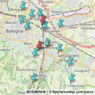 Mappa Via Giacosa, 40139 Bologna BO, Italia (2.24824)