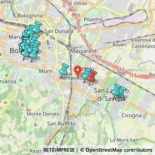 Mappa Via Giacosa, 40139 Bologna BO, Italia (2.8015)
