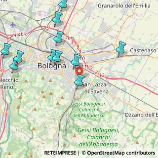 Mappa Via Savena Antico, 40139 Bologna BO, Italia (5.03727)