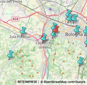 Mappa Via Don Minzoni, 40033 Casalecchio di Reno BO, Italia (5.48067)