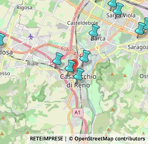 Mappa Via Don Minzoni, 40033 Casalecchio di Reno BO, Italia (2.53273)