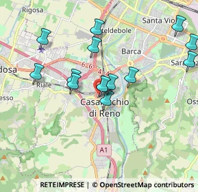 Mappa Via Don Minzoni, 40033 Casalecchio di Reno BO, Italia (1.94533)