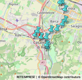 Mappa Via Don Minzoni, 40033 Casalecchio di Reno BO, Italia (1.70615)