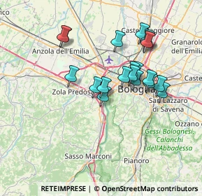 Mappa Via Don Minzoni, 40033 Casalecchio di Reno BO, Italia (6.513)