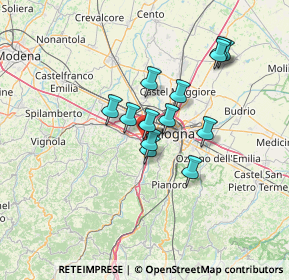 Mappa Via Don Minzoni, 40033 Casalecchio di Reno BO, Italia (10.58923)