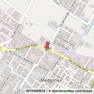 Mappa Via marconi 11, 40059 Medicina, Bologna (Emilia Romagna)