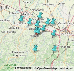 Mappa Via Doccia, 41056 modena MO, Italia (10.7975)