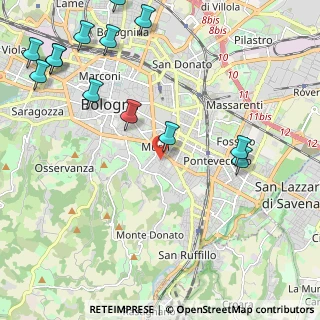 Mappa Via Gaudenzi Augusto, 40137 Bologna BO, Italia (2.94846)