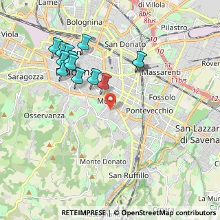 Mappa Via Gaudenzi Augusto, 40137 Bologna BO, Italia (2.07)