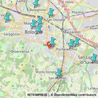 Mappa Via Gaudenzi Augusto, 40137 Bologna BO, Italia (2.73917)