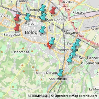 Mappa Via Gaudenzi Augusto, 40137 Bologna BO, Italia (2.534)