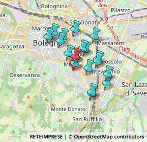 Mappa Via Baldassarre Carrati, 40137 Bologna BO, Italia (1.33)