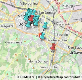 Mappa Via Baldassarre Carrati, 40137 Bologna BO, Italia (1.80056)