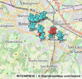 Mappa Via Baldassarre Carrati, 40137 Bologna BO, Italia (1.29)
