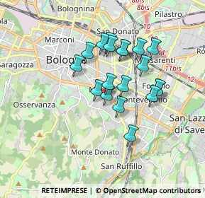 Mappa Via Baldassarre Carrati, 40137 Bologna BO, Italia (1.43526)