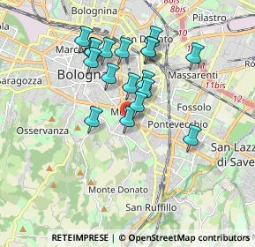 Mappa Via Baldassarre Carrati, 40137 Bologna BO, Italia (1.58278)