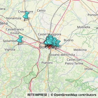 Mappa Via Gaudenzi Augusto, 40137 Bologna BO, Italia (6.29583)