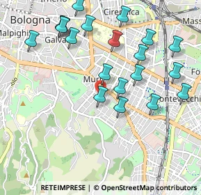 Mappa Via Baldassarre Carrati, 40137 Bologna BO, Italia (1.1025)