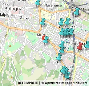 Mappa Via Baldassarre Carrati, 40137 Bologna BO, Italia (1.2075)