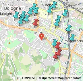 Mappa Via Baldassarre Carrati, 40137 Bologna BO, Italia (1.182)