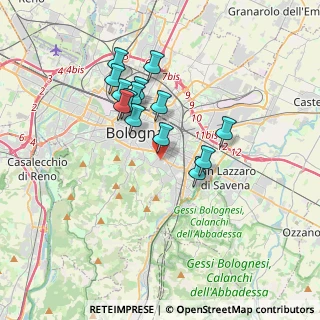 Mappa Via Gaudenzi Augusto, 40137 Bologna BO, Italia (3.01786)