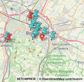 Mappa Via Baldassarre Carrati, 40137 Bologna BO, Italia (3.20583)