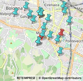 Mappa Via Augusto Gaudenzi, 40137 Bologna BO, Italia (0.975)