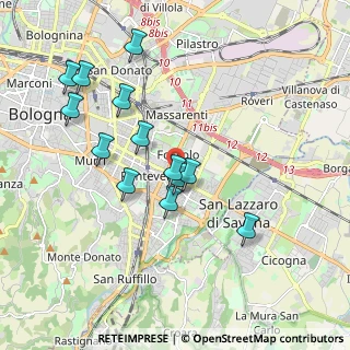 Mappa Via Alidosi, 40139 Bologna BO, Italia (1.84692)