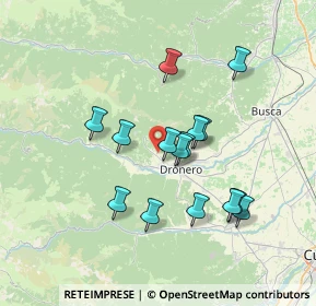 Mappa 12020 Roccabruna CN, Italia (6.39867)