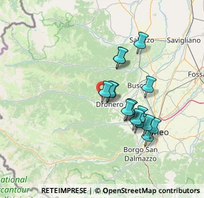 Mappa 12020 Roccabruna CN, Italia (11.63188)