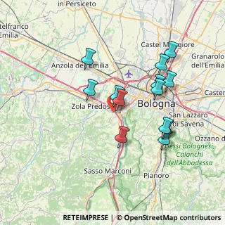 Mappa Via Tizzano, 40033 Casalecchio di Reno BO, Italia (6.87846)