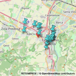 Mappa Via Tizzano, 40033 Casalecchio di Reno BO, Italia (1.413)