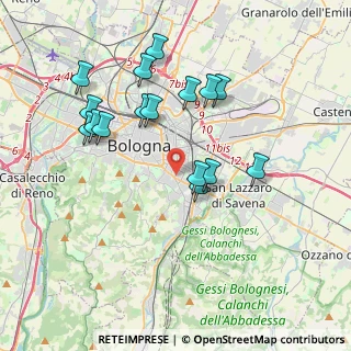 Mappa Via Gaetano Giordani, 40137 Bologna BO, Italia (3.74)