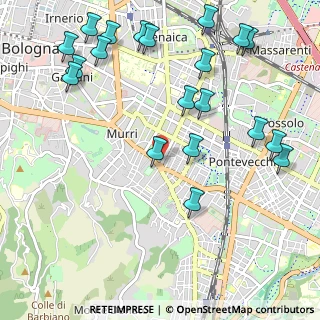 Mappa Via Gianlodovico Bianconi, 40137 Bologna BO, Italia (1.3405)
