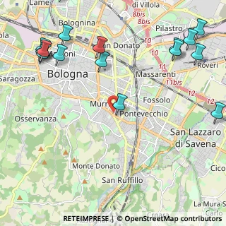 Mappa Via Gianlodovico Bianconi, 40137 Bologna BO, Italia (3.12938)