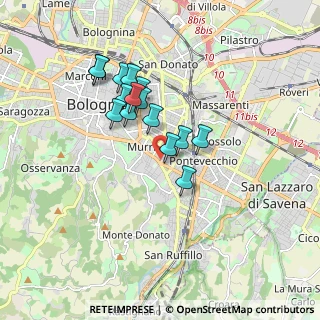 Mappa Via Gianlodovico Bianconi, 40137 Bologna BO, Italia (1.46267)