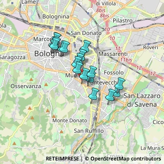 Mappa Via Gianlodovico Bianconi, 40137 Bologna BO, Italia (1.381)