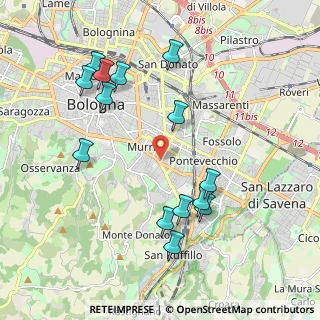 Mappa Via Gianlodovico Bianconi, 40137 Bologna BO, Italia (2.16071)