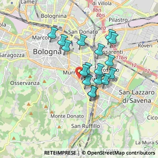 Mappa Via Gianlodovico Bianconi, 40137 Bologna BO, Italia (1.44941)