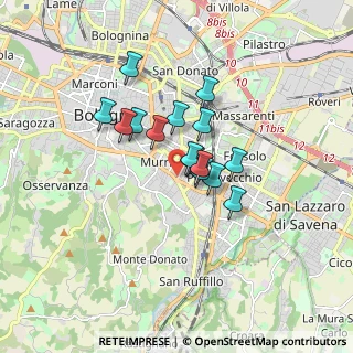 Mappa Via Gianlodovico Bianconi, 40137 Bologna BO, Italia (1.19667)