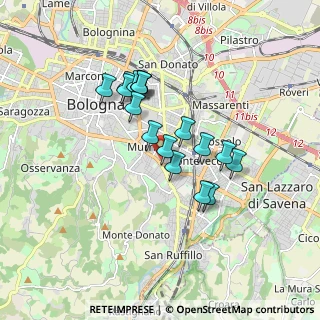 Mappa Via Gianlodovico Bianconi, 40137 Bologna BO, Italia (1.43118)