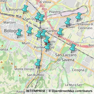 Mappa Via Savona, 40139 Bologna BO, Italia (2.01643)