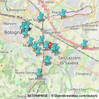 Mappa Via Savona, 40139 Bologna BO, Italia (1.997)